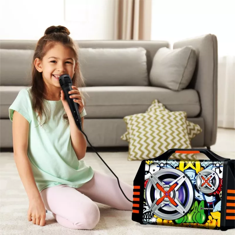 Kannettava kaiutin Manta SPK1005PRO Helios 2, musta
