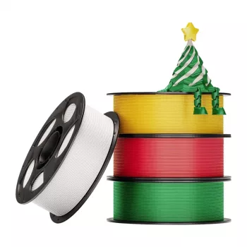 PLA-filamenttisarja AnyCubic Christmas — 4 kpl, PLA-materiaali, sekoitetut värit