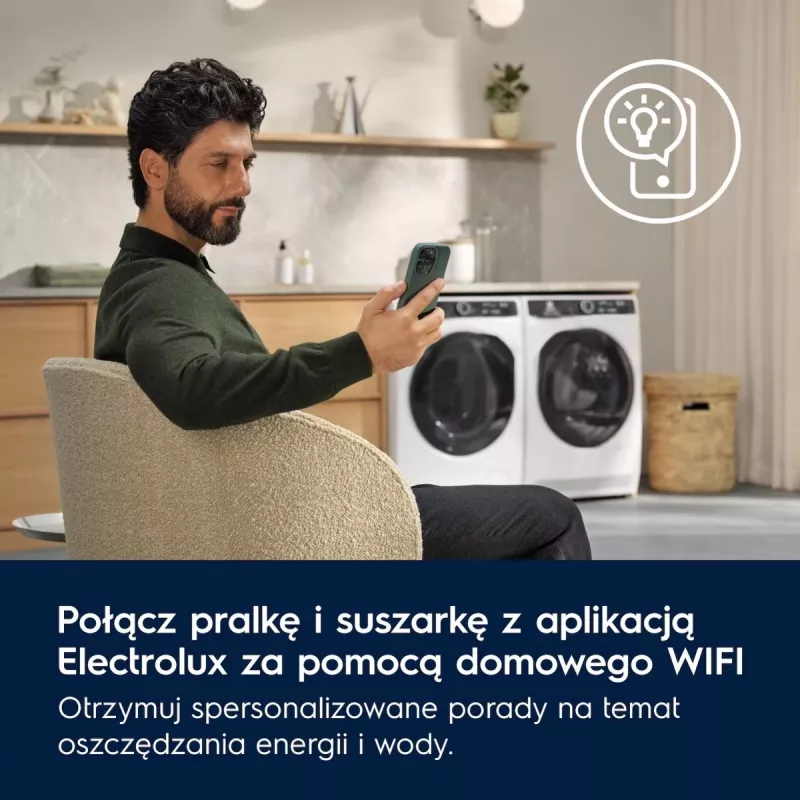Kuivausrumpu Electrolux EW7D585UCP 8 kg lämpöpumppu, kondensaatiokuivaus