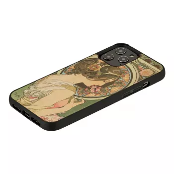 man and wood -puhelinkotelo iPhone 12 Pro Max – Primel musta