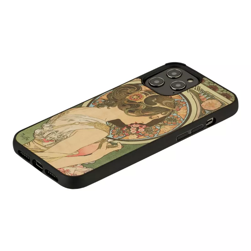 man and wood -puhelinkotelo iPhone 12 Pro Max – Primel musta