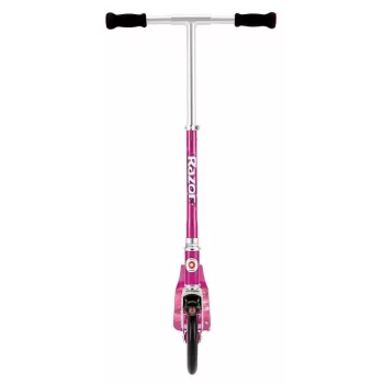 Potkulauta Razor A5 Lux – alumiinia, taitettava, 20 cm polyuretaanipyörät, säädettävä ohjaustanko, enintään 100 kg, pinkki