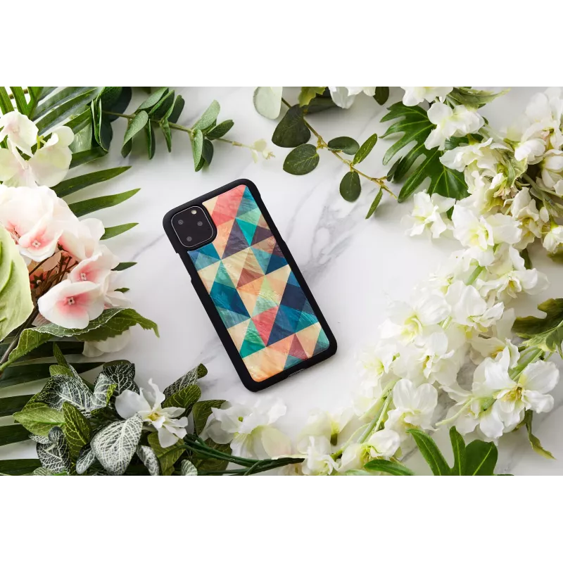Älypuhelinkotelo iKins iPhone 11 Pro Max — Mosaic musta suojakotelo