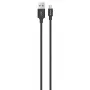 USB Micro-B -kaapeli Devia Pheez Series 5V 2,4A 1 m — musta