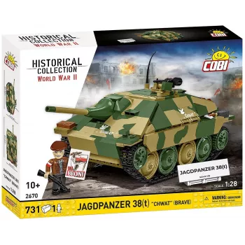 Cobi Blocks Jagdpanzer 38t Brave rakennussarja, 731 osaa