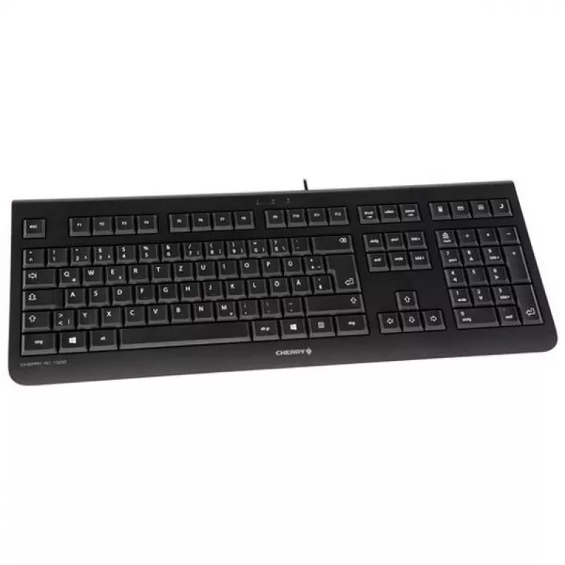 CHERRY KC 1000 näppäimistö toimisto USB QWERTY espanja musta