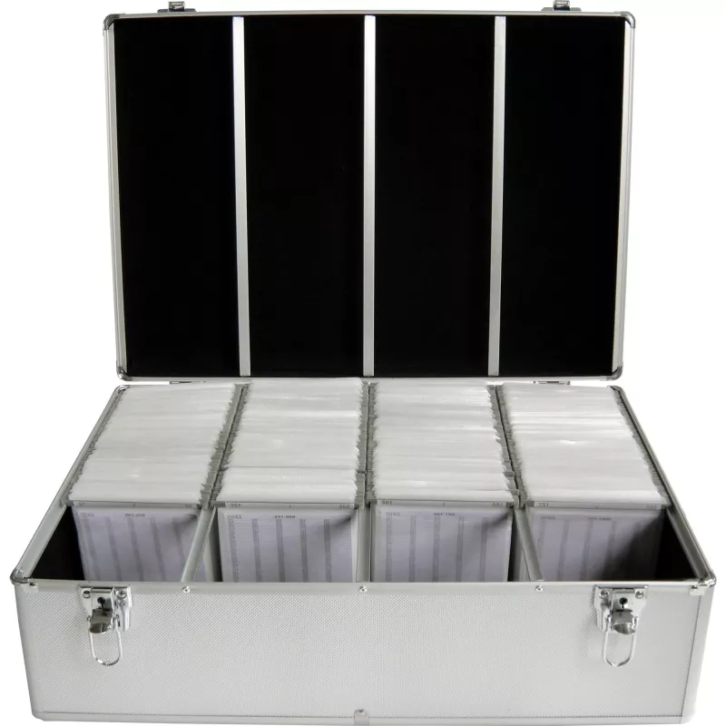 Kotelot MediaRange BOX78 1000 levylle hopea