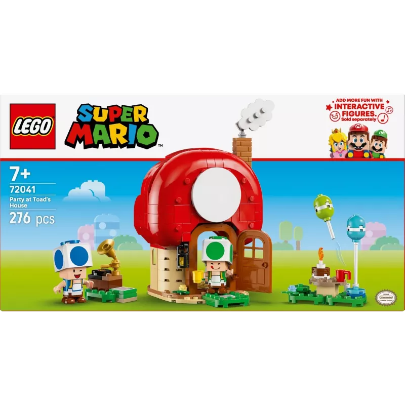 LEGO Super Mario juhlat Toadin talossa -sarja 72041, interaktiiviset pelitoiminnot