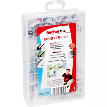 Fischer DUOBLADE 77 Master-Box kuivarakennusankkurisarja