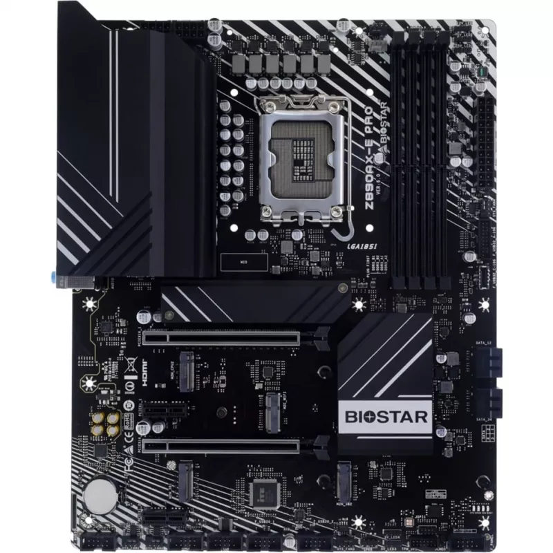 Biostar Z890AX-E Pro emolevy, Intel Z890, LGA 1851, ATX, DDR5