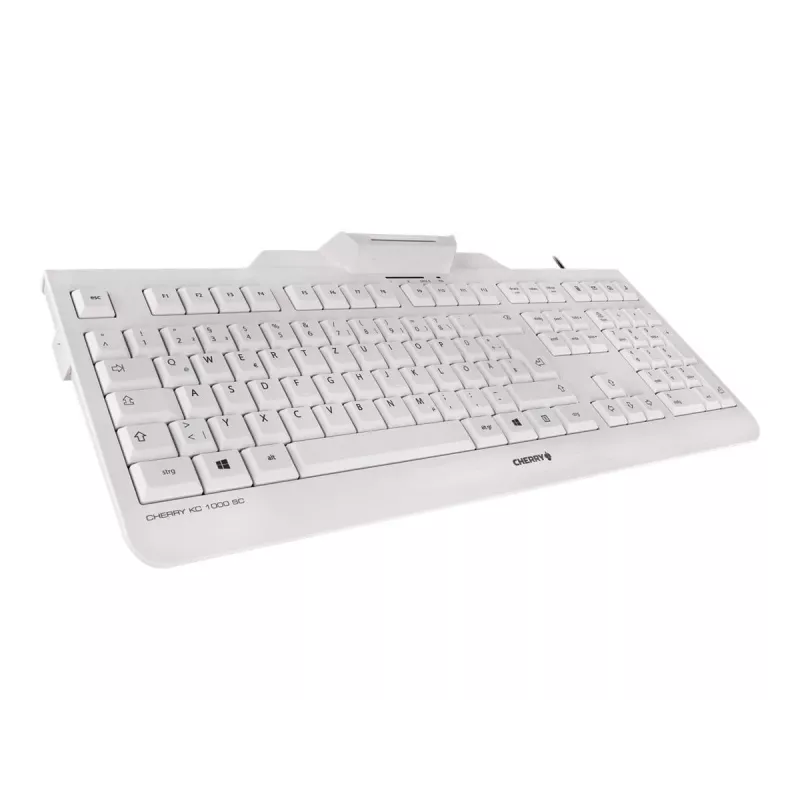 CHERRY KC 1000 SC langallinen älykorttinäppäimistö vaaleanharmaa USB QWERTY UK