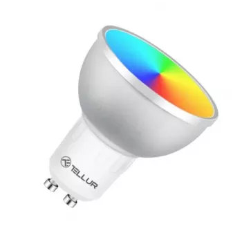 LED-älylamppu Tellur GU10 5W RGB himmennettävä – GU10-kanta, 5 W, RGB, älyohjaus