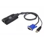 ATEN USB - VGA Cat5e/6 KVM-sovitinkaapeli (CPU-moduuli), Virtual Media -tuella