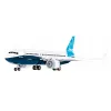 Rakennussarja Cobi Boeing 737-8 — 340 osaa, suositeltu ikä 7+, sininen ja valkoinen