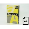 Väripaperi Double A, 80 g, A4, 500 arkkia, Lemon