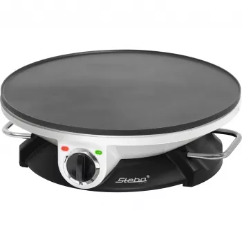 Steba CR 32 - crêpe-levy - 1,2 kW - musta/valkoinen