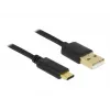 USB-kaapeli DeLOCK 85209 USB 2.0 3 m USB A USB C musta
