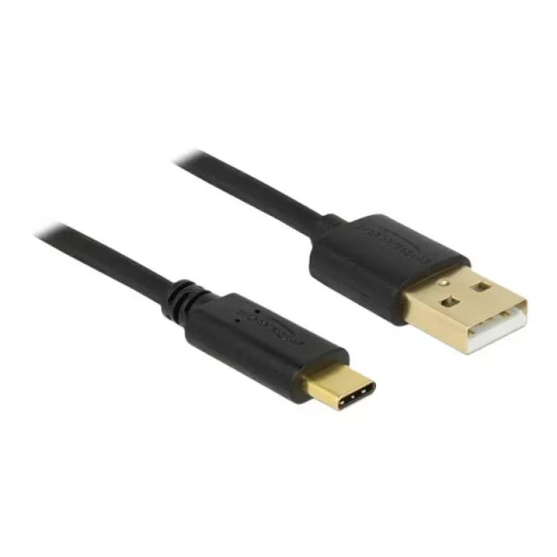 USB-kaapeli DeLOCK 85209 USB 2.0 3 m USB A USB C musta