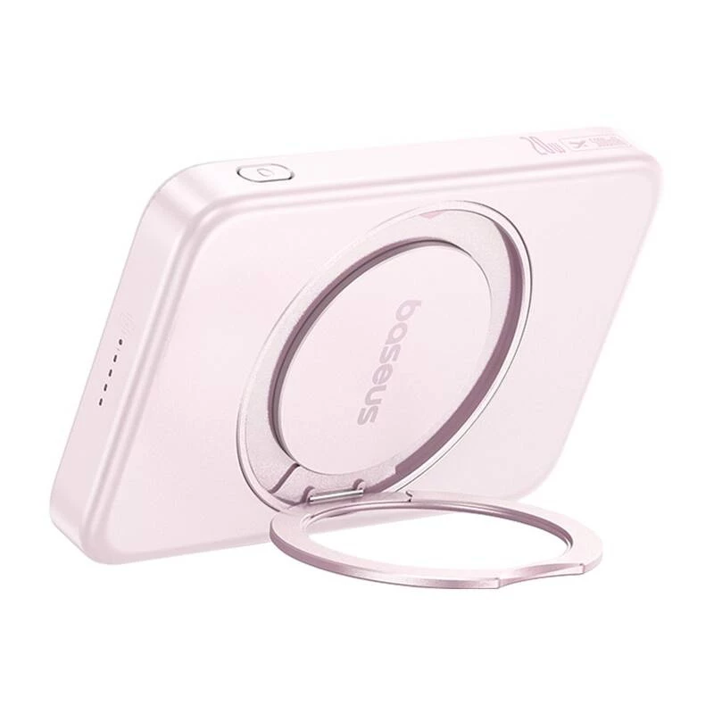 Varavirtalähde Baseus PicoGo Qi2 5000mAh 20W pinkki