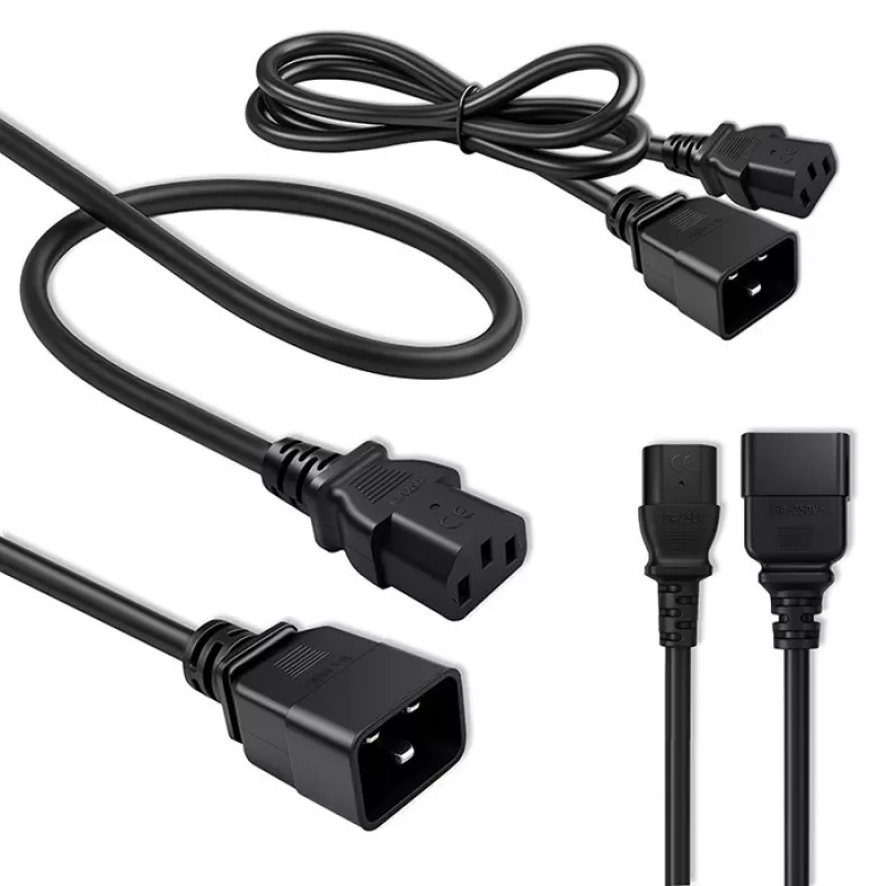 Virtakaapeli Qoltec 53991 musta 1,2 m C20 C13 liitin