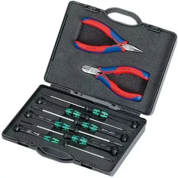 Monitoimipihdit Knipex Knipex kotelo elektroniikkapiihdeille punainen