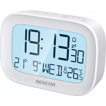 Digitaalinen herätyskello SENCOR SRC 2200 LED-näytöllä ja paristovarmistuksella