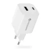 Seinänturi everActive SC-450Q 45W 1×USB-C 1×USB-A valkoinen