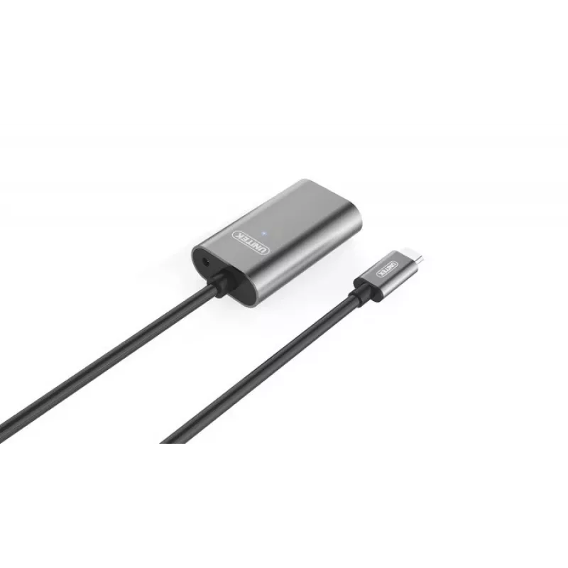 USB-kaapeli UNITEK U305A 5m USB 3.2 Gen 1 USB C harmaa