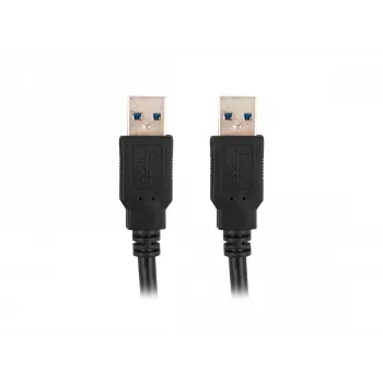 USB-kaapeli -A M/M 3.0 0,5m musta