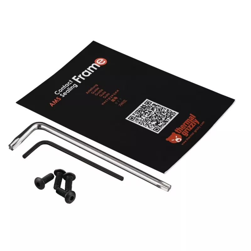 Frame-Upgrade-Kit Thermal Grizzly TG-CSF-AM5 alumiini musta
