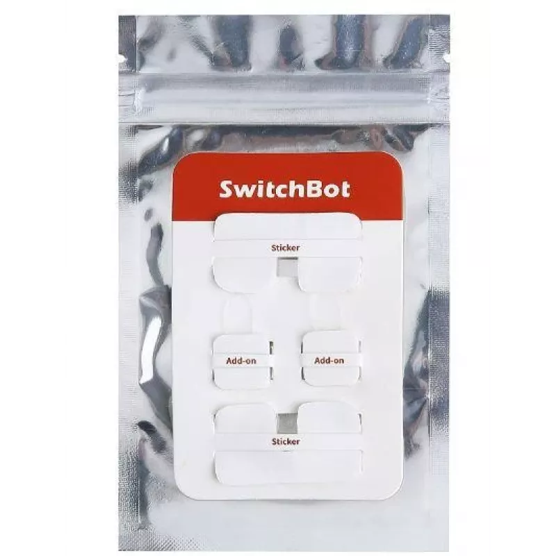 SwitchBot Add-On Sticker langaton ohjaus — älykodin lisätarra (ADD-ONSTICKER)