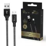 Latauskaapeli Extralink Smart Life 15W USB-A - microUSB 100 cm PVC 5V 2,4A musta