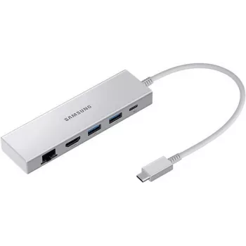 Samsung EE-P5400 USB-C-moniporttisovitin, hopea