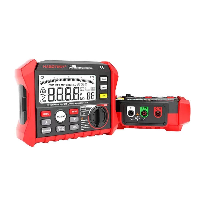 Habotest HT2302 digitaalinen maadoitusvastusmittari