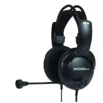 Koss SB40 kuulokkeet/headset johdollinen panta puhelut/musiikki musta