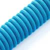 CableMod Classic kierrettävä näppäimistökaapeli CM-CKCA-CK-KK150KK-R, USB-C – USB-A, 150 cm, musta (Midnight Black)