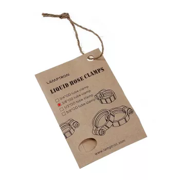 Kaapelikiinnike Lamptron LAMP-LC2002, alumiini, hopea, halkaisija 1,6 cm, 1 kpl