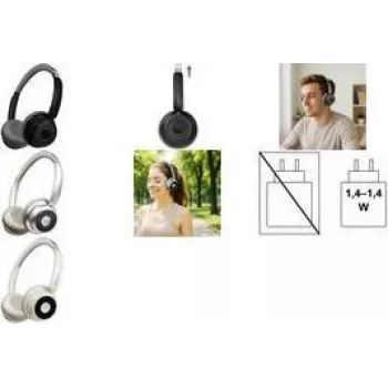 LogiLink BT0072 over-ear-kuulokkeet Bluetooth musta (BT0072)