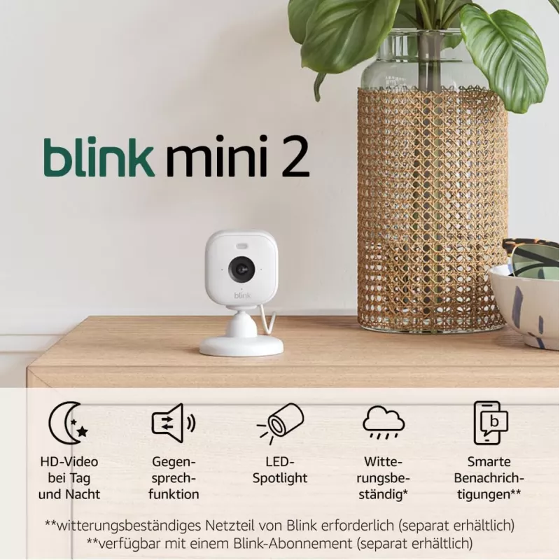 IP-valvontakamera Amazon Blink Mini 2 1080p