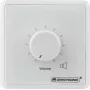 Omnitronic ELA LS-säädin 80711002 10 W mono valkoinen äänenvoimakkuuden säädin ELA-järjestelmiin