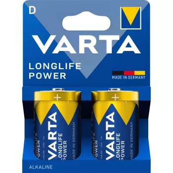 Varta LONGLIFE Power D -paristo — 2 kpl:n pakkaus