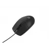 Langallinen toimistohiiri NATEC Ruff Plus USB Type-A, oikeakätinen, 1200 DPI, 3 painiketta, musta