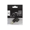 HDMI-sovitin GEMBIRD A-HDMI90-FML, HDMI–HDMI, 90° kulmasovitin, musta