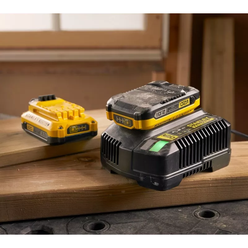 STANLEY SFMCD700D2A-QW 20V porakone-ruuvinväännin