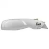 WEDO 78808 Safety-Cutter ALU yleisveitsi, puolisuunnikasterä, jousikuormitteinen, automaattisesti sisään vetäytyvä, 2 varaterää, TÜV/GS, hopea