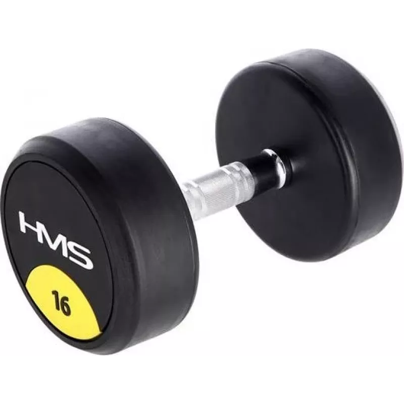 Kumipinnoitettu käsipaino 16 kg HMS HG PRO 16