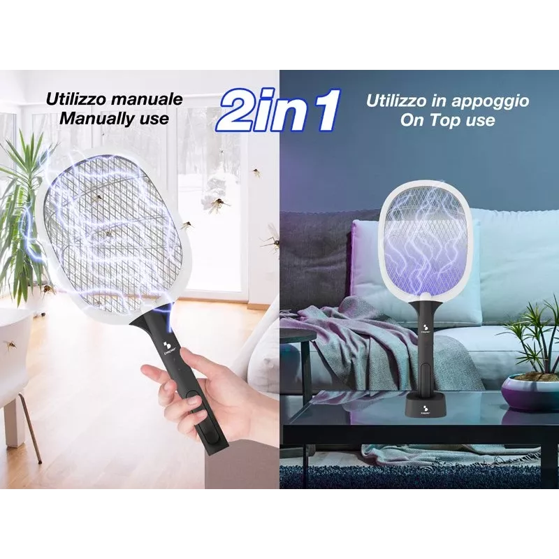 Beper P206ZAN250 ladattava hyönteisansa tukijalustalla, 2 W