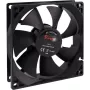 Inter-Tech F-92-S 88885180 kotelotuuletin, 92 x 92 x 25 mm, 1500 rpm, 24 dB, musta