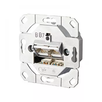 Metz Connect E-DAT C6A Uppoasennettava 2-porttinen datarasia, 130C381200-I