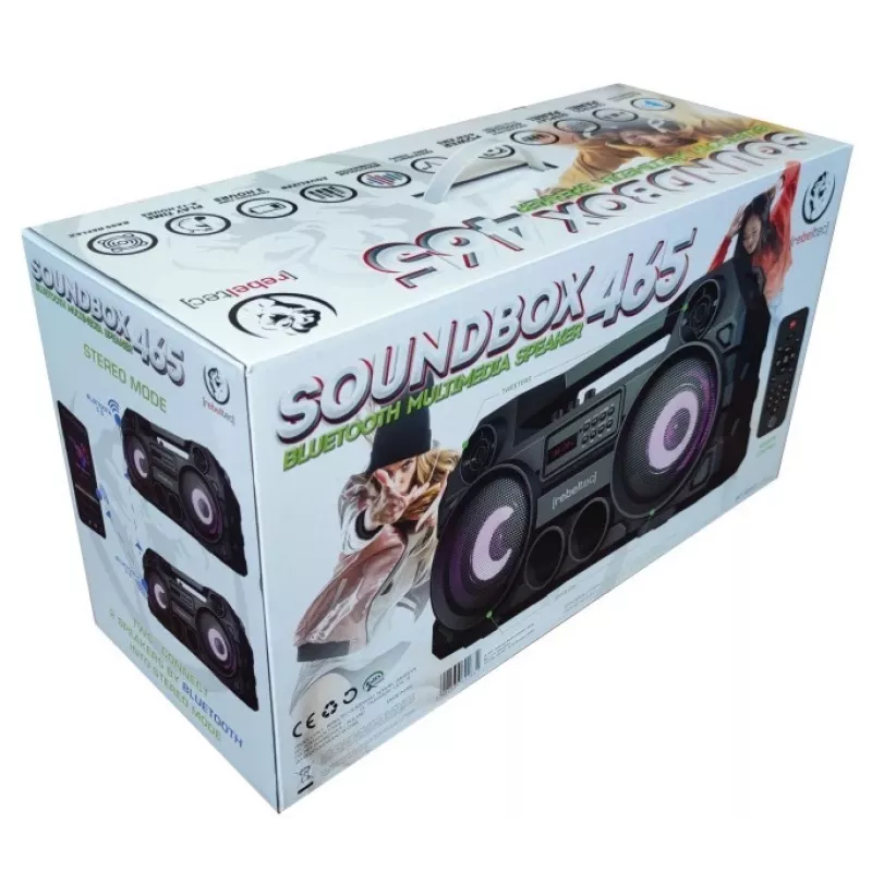 Rebeltec Bluetooth-kaiutin SoundBOX 465 musta